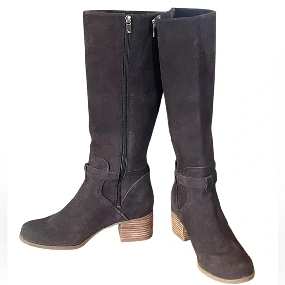 Koolaburro by UGG Madeley knee high suede boots with Ortholite insole. Size9 GUC - Picture 1 of 13